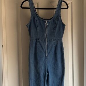 Forever 21 denim romper